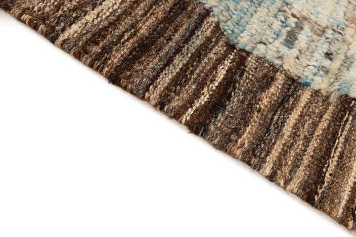 4' 2 x 6' 4 Hand Knotted Moroccan Wool Rug