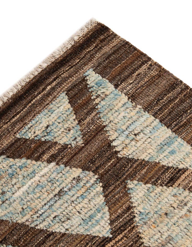 Detail image of 4' 2 x 6' 4  Hand Knotted Moroccan Wool Rug