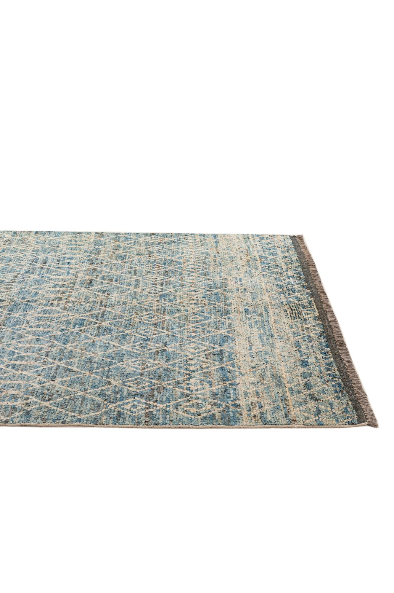 5' 8 x 7' 11 Hand Knotted Moroccan Wool Rug