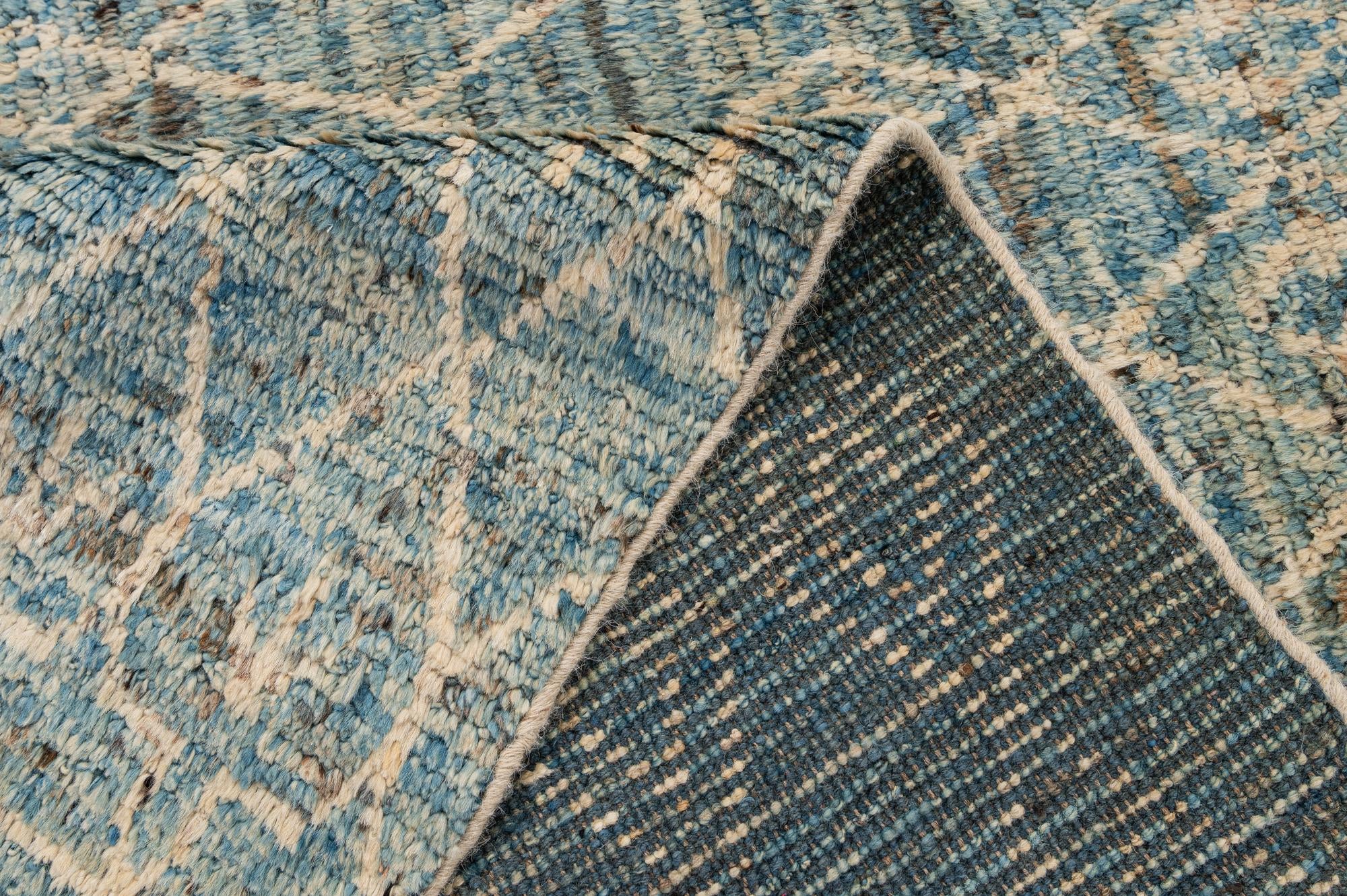 5' 8 x 7' 11 Hand Knotted Moroccan Wool Rug