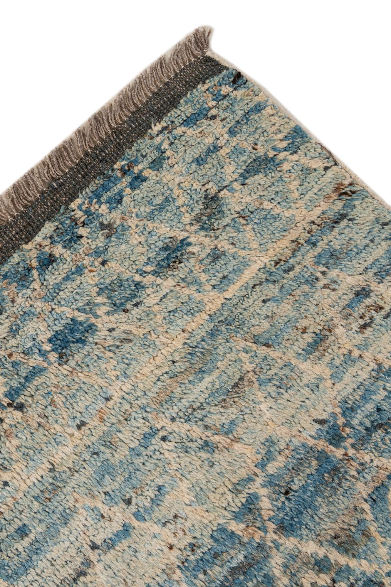 5' 8 x 7' 11 Hand Knotted Moroccan Wool Rug