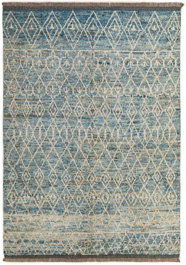 5' 8 x 7' 11 Hand Knotted Moroccan Wool Rug