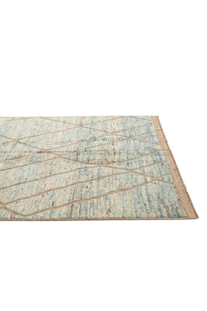 5' 9 x 8' 1 Hand Knotted Moroccan Wool Rug