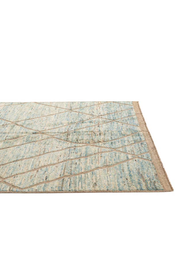 Detail image of 5' 9 x 8' 1 Hand Knotted Moroccan Wool Rug