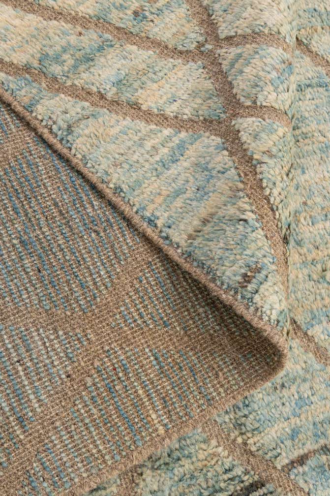 5' 9 x 8' 1 Hand Knotted Moroccan Wool Rug