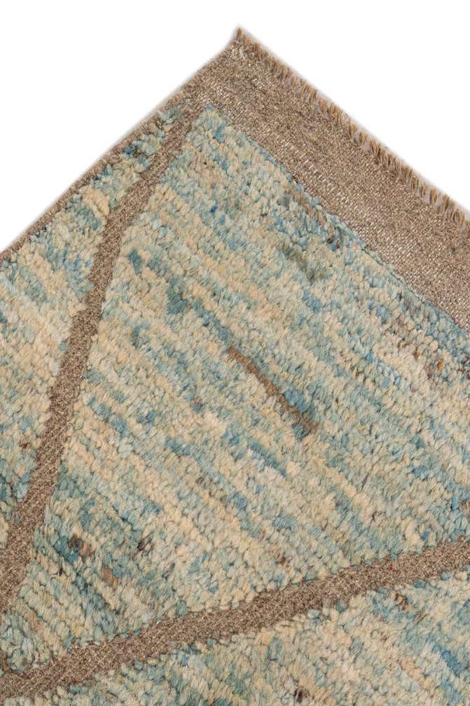 5' 9 x 8' 1 Hand Knotted Moroccan Wool Rug