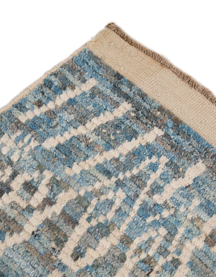 Detail image of 5' 7 x 8' 2  Hand Knotted Moroccan Wool Rug