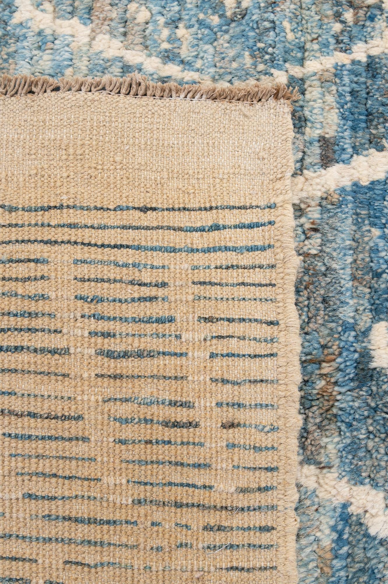 5' 7 x 8' 2 Hand Knotted Moroccan Wool Rug