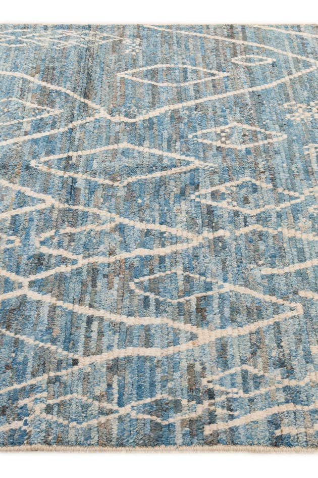 Detail image of 5' 7 x 8' 2 Hand Knotted Moroccan Wool Rug