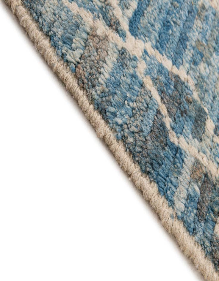 Detail image of 5' 7 x 8' 2  Hand Knotted Moroccan Wool Rug