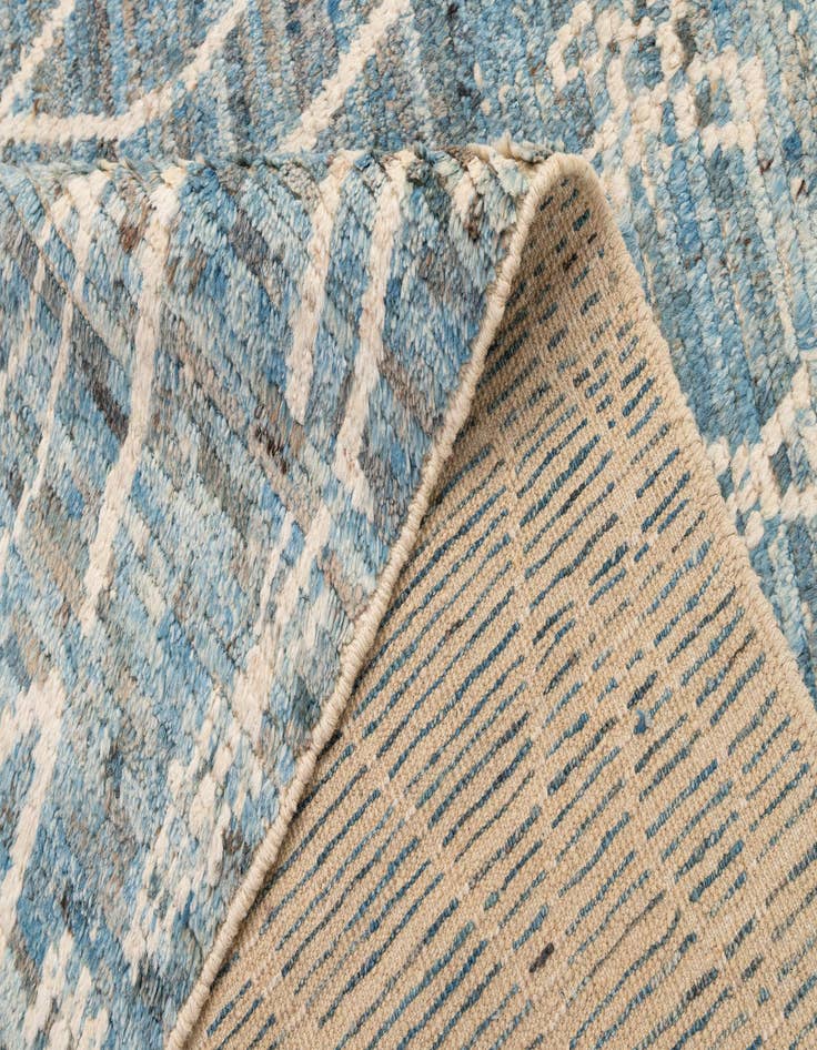 Detail image of 5' 7 x 8' 2  Hand Knotted Moroccan Wool Rug