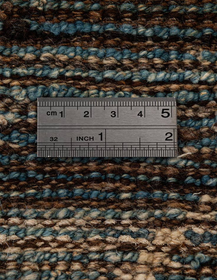 Detail image of 5' 9 x 8' 2  Hand Knotted Moroccan Wool Rug