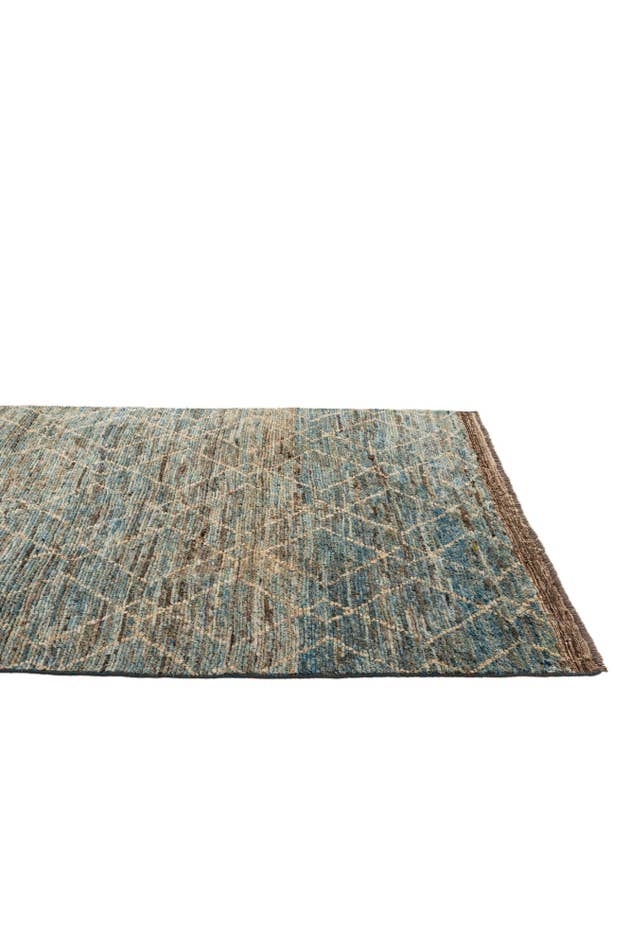 Detail image of 5' 9 x 8' 2 Hand Knotted Moroccan Wool Rug