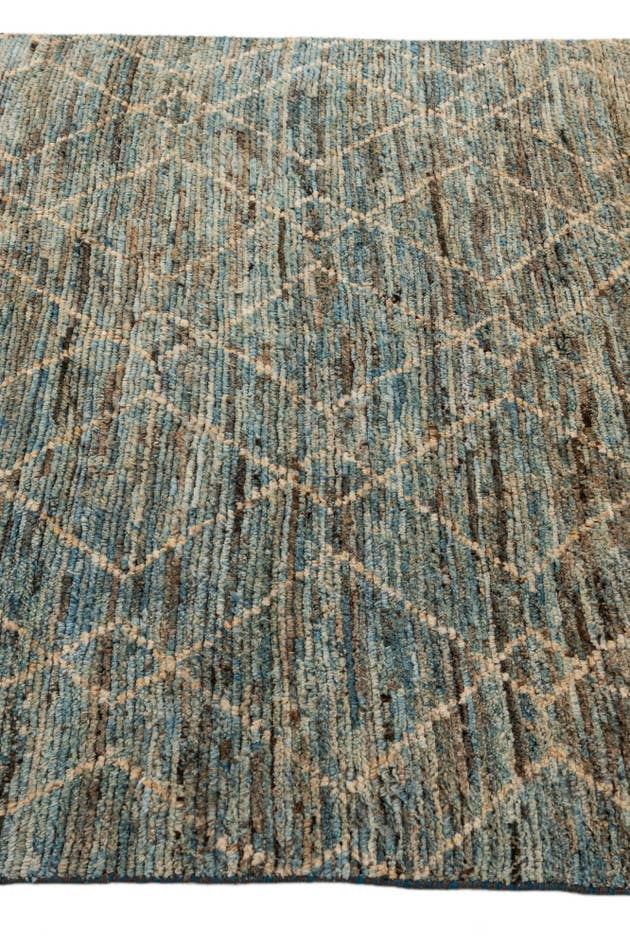 Detail image of 5' 9 x 8' 2 Hand Knotted Moroccan Wool Rug
