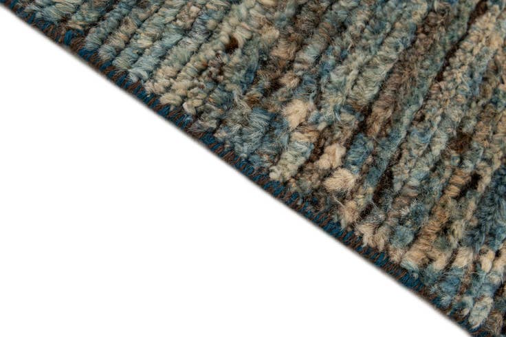 Detail image of 5' 9 x 8' 2 Hand Knotted Moroccan Wool Rug