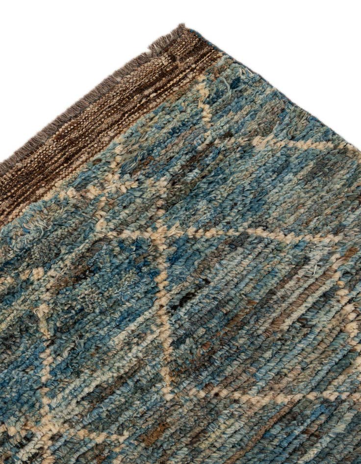 Detail image of 5' 9 x 8' 2  Hand Knotted Moroccan Wool Rug