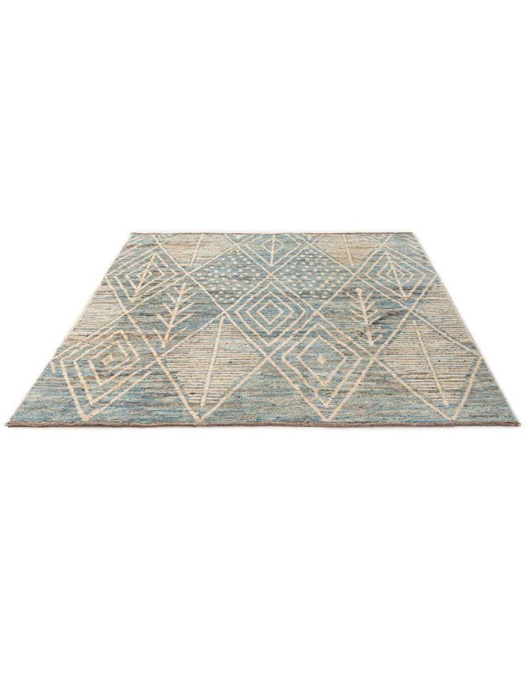 Detail image of 6' x 7' 10 Hand Knotted Moroccan Wool Rug