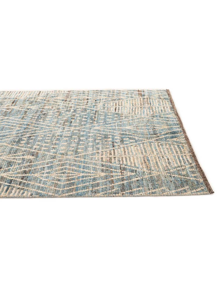 Detail image of 6' x 7' 10  Hand Knotted Moroccan Wool Rug