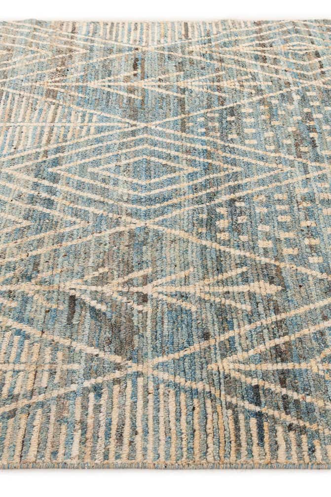 6' x 7' 10 Hand Knotted Moroccan Wool Rug