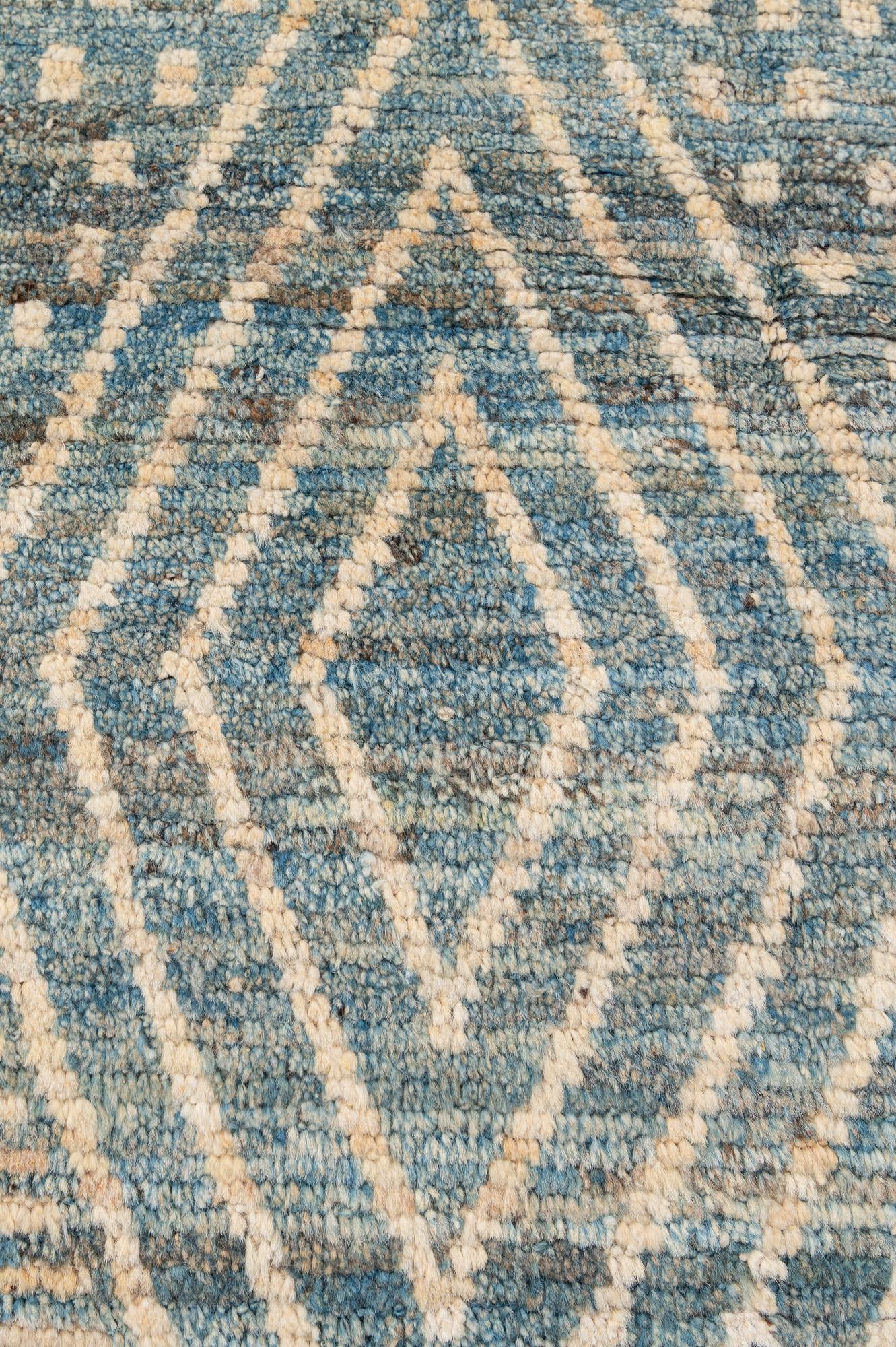 6' x 7' 10 Hand Knotted Moroccan Wool Rug