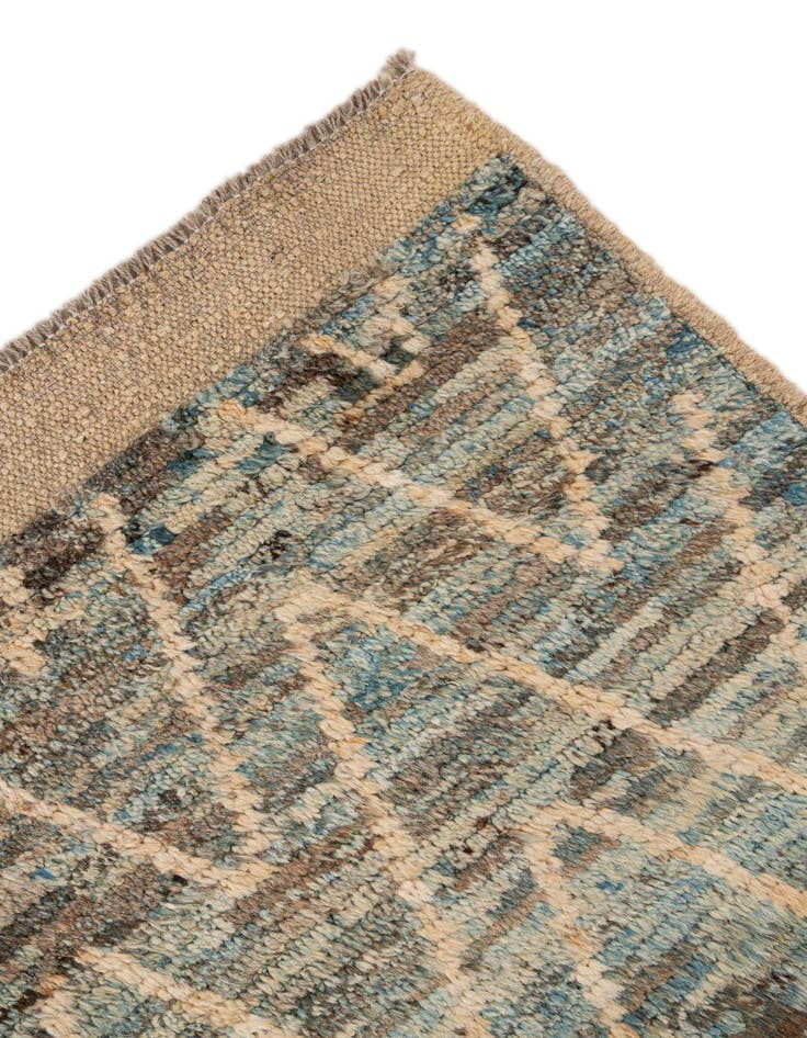 Detail image of 5' 11 x 8' 8  Hand Knotted Moroccan Wool Rug