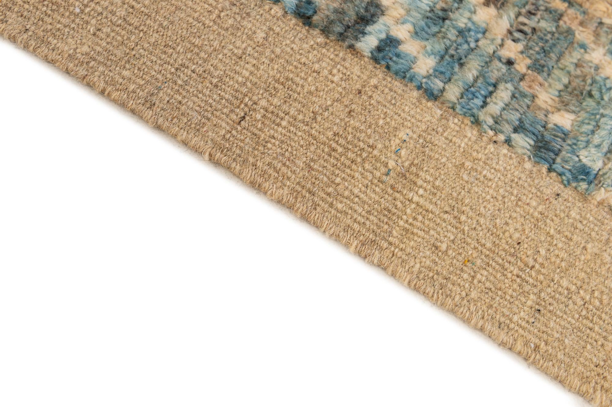 6' x 8' 5 Hand Knotted Moroccan Wool Rug