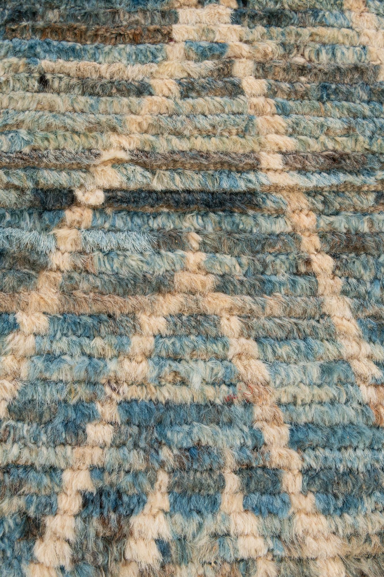 6' x 8' 5 Hand Knotted Moroccan Wool Rug