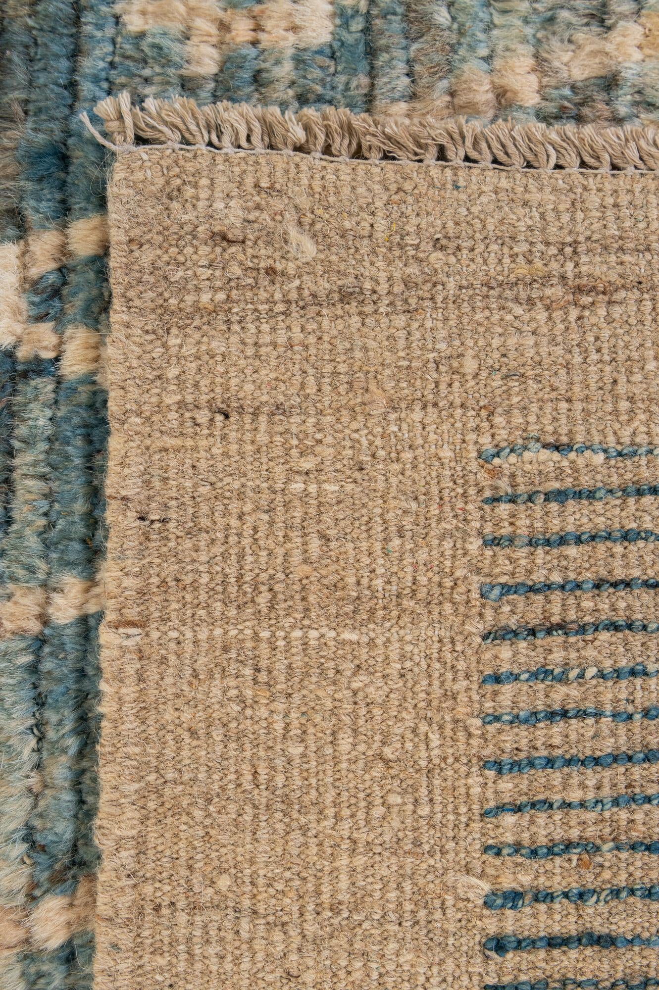 6' x 8' 5 Hand Knotted Moroccan Wool Rug