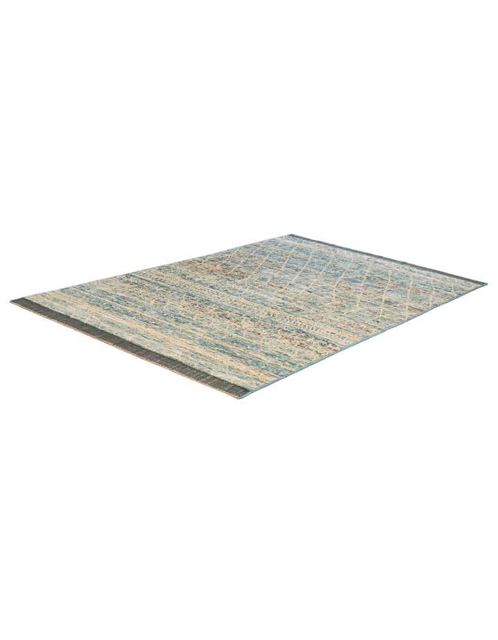 5' 11 x 9' 3 Hand Knotted Moroccan Wool Rug