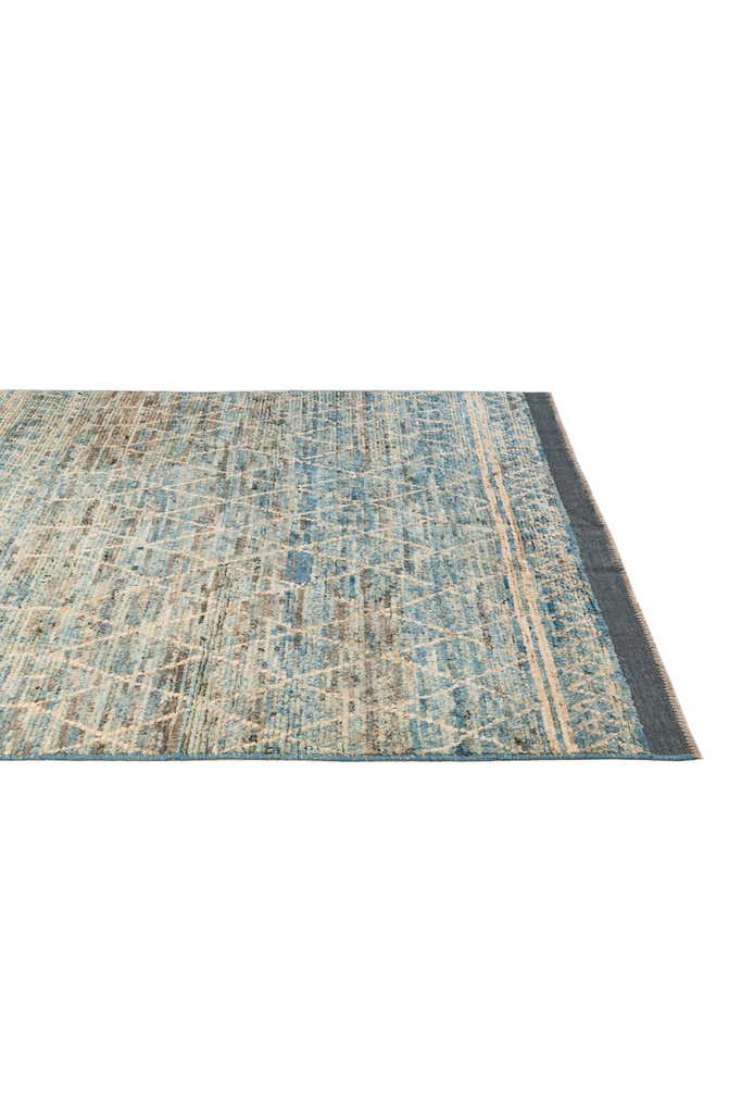 5' 11 x 9' 3 Hand Knotted Moroccan Wool Rug