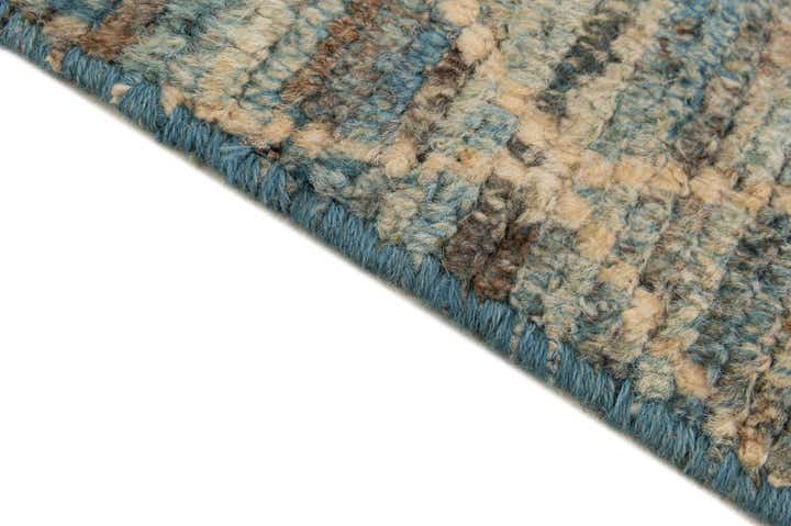 5' 11 x 9' 3 Hand Knotted Moroccan Wool Rug