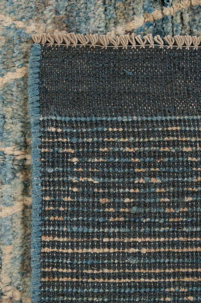 5' 11 x 9' 3 Hand Knotted Moroccan Wool Rug