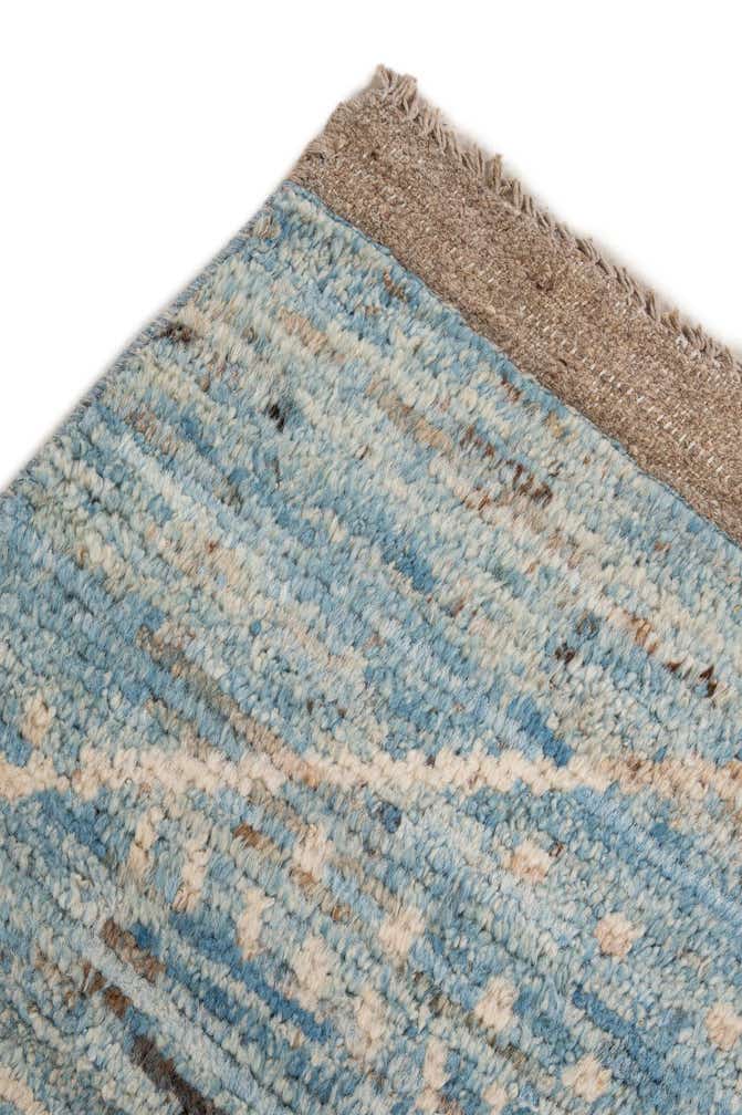 6' x 9' 6 Hand Knotted Moroccan Wool Rug