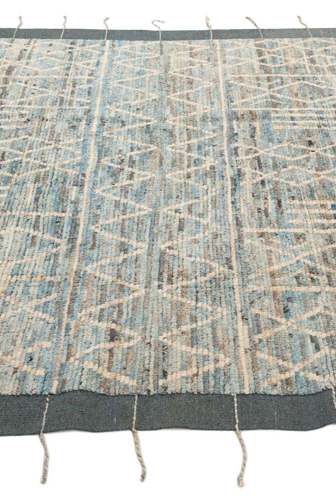 6' 6 x 9' 5 Hand Knotted Moroccan Wool Rug