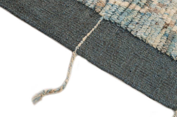 Detail image of 6' 6 x 9' 5 Hand Knotted Moroccan Wool Rug