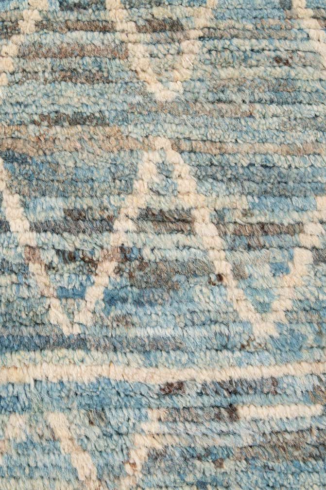 6' 6 x 9' 5 Hand Knotted Moroccan Wool Rug