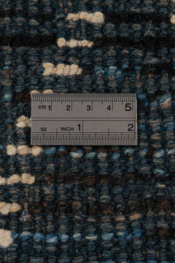 6' 9 x 10' 1 Hand Knotted Moroccan Wool Rug