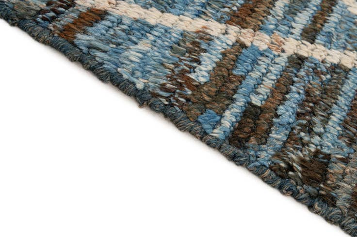 Detail image of 6' 9 x 10' 1 Hand Knotted Moroccan Wool Rug