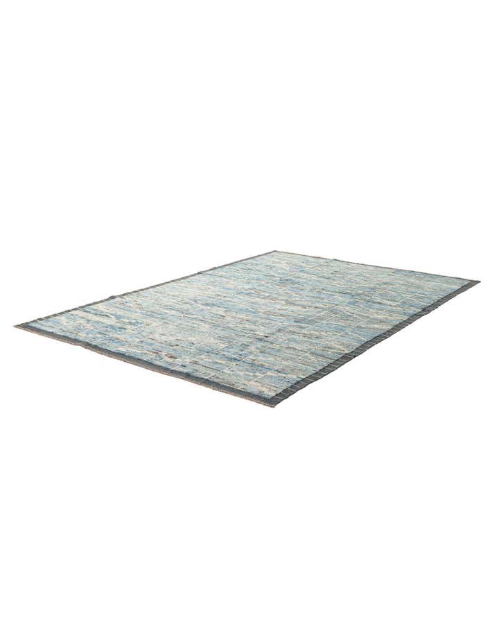 6' 10 x 9' 9 Hand Knotted Moroccan Wool Rug