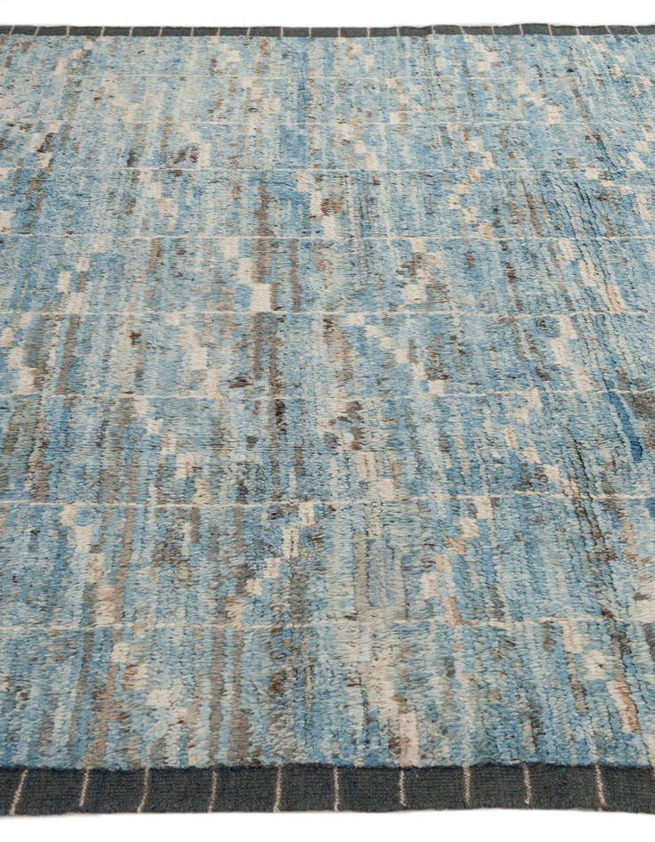 Detail image of 6' 10 x 9' 9  Hand Knotted Moroccan Wool Rug