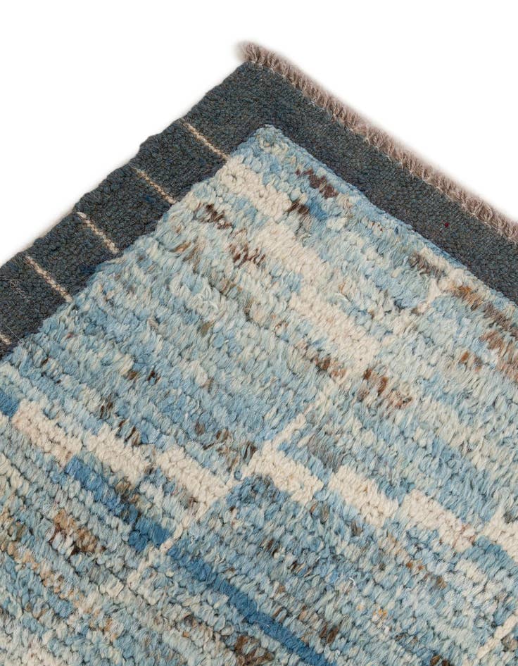 Detail image of 6' 10 x 9' 9  Hand Knotted Moroccan Wool Rug