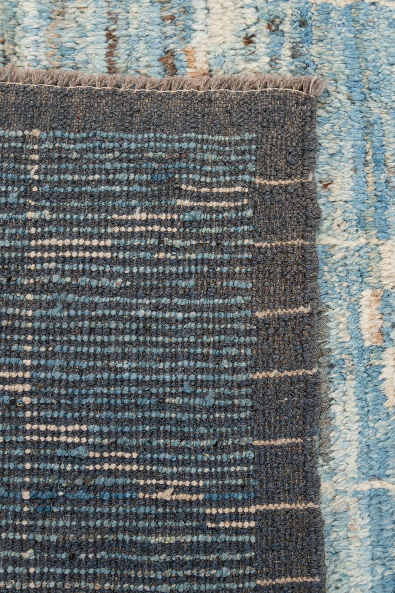 6' 10 x 9' 9 Hand Knotted Moroccan Wool Rug