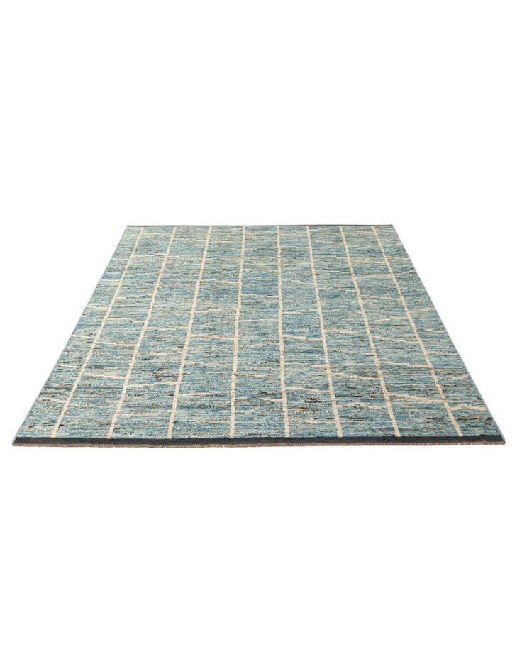 Detail image of 7' 7 x 10' 1 Hand Knotted Moroccan Wool Rug