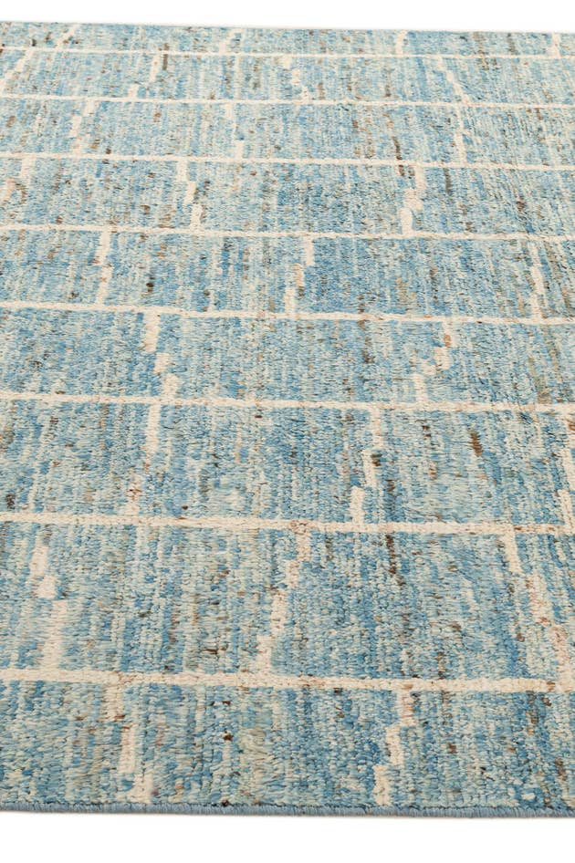 Detail image of 7' 7 x 10' 1 Hand Knotted Moroccan Wool Rug