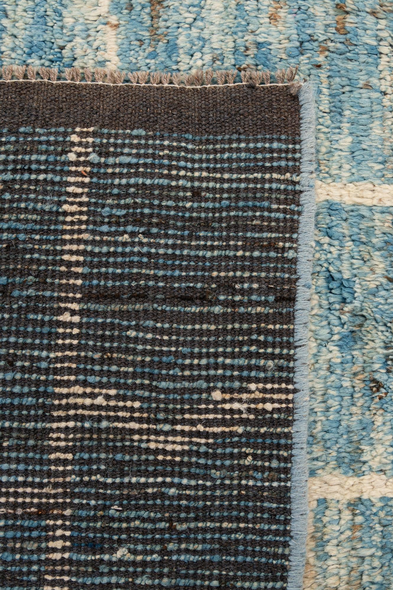 7' 7 x 10' 1 Hand Knotted Moroccan Wool Rug