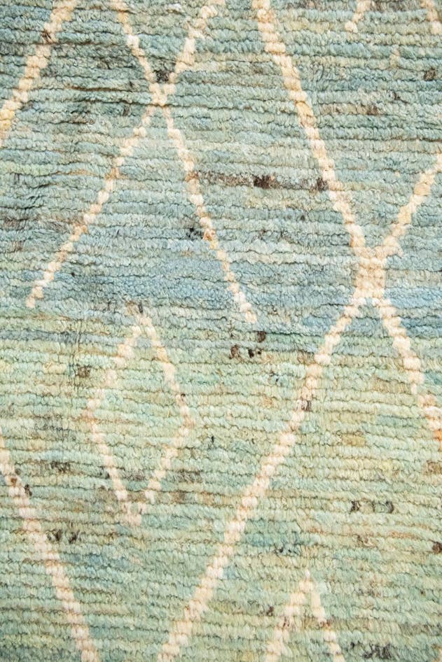 Detail image of 12' 2 x 15' Hand Knotted Moroccan Wool Rug