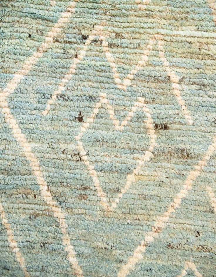 Detail image of 12' 2 x 15'  Hand Knotted Moroccan Wool Rug