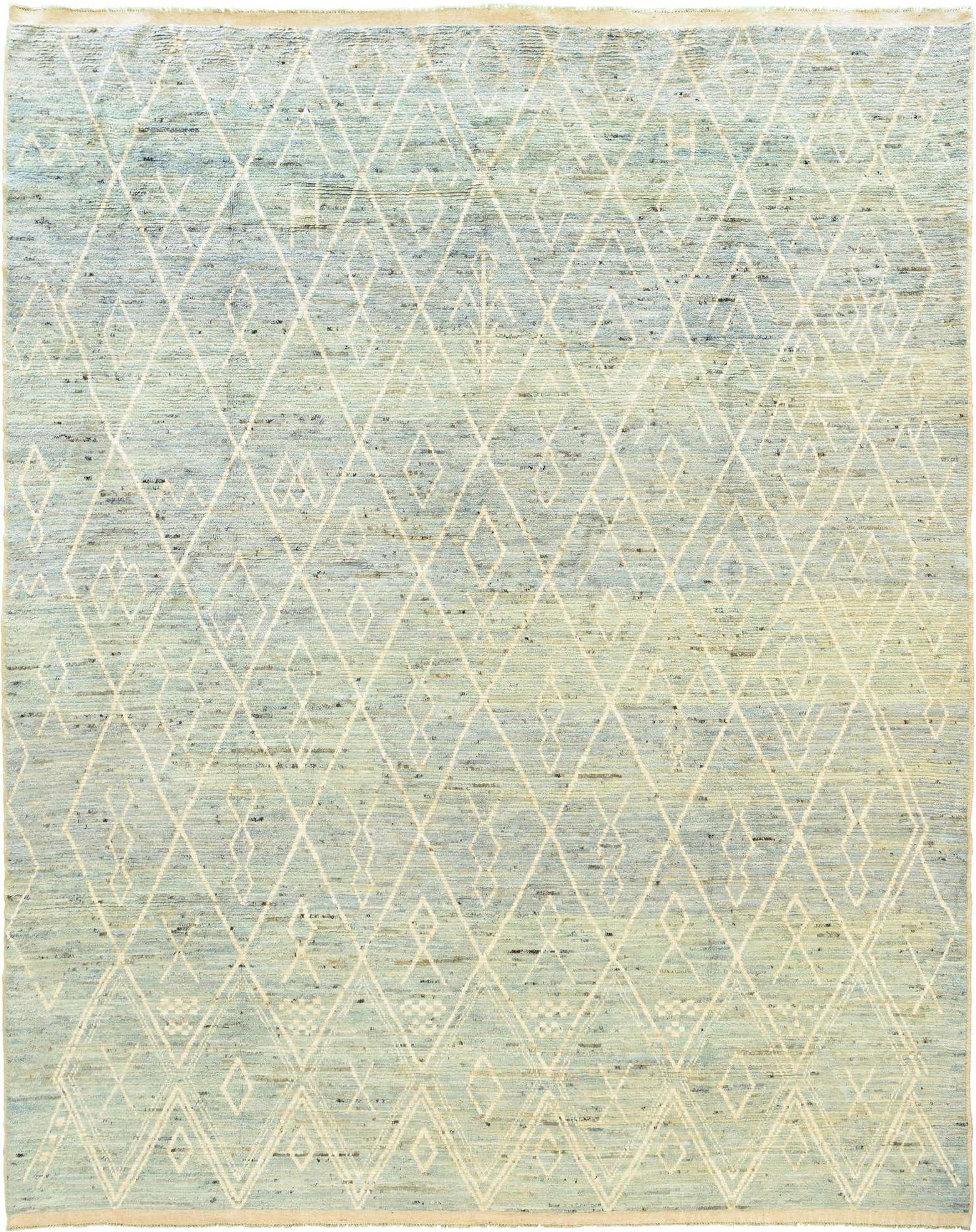 12' 2 x 15' Hand Knotted Moroccan Wool Rug