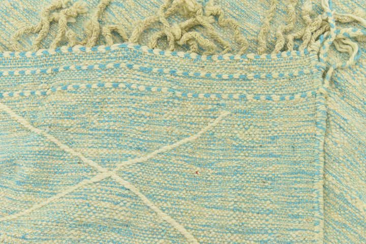 4' 9 x 8' 6 Hand Knotted Moroccan Wool Rug