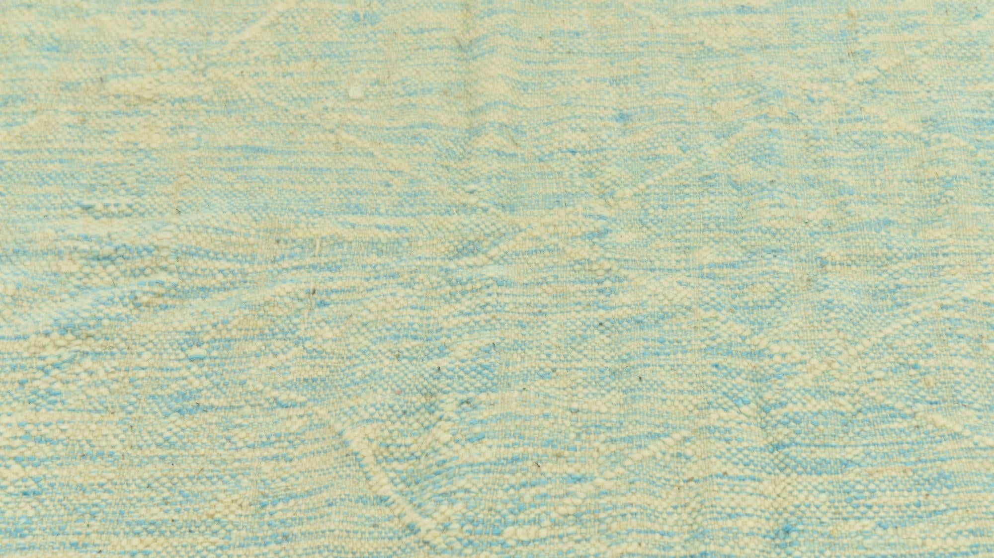 4' 9 x 8' 6 Hand Knotted Moroccan Wool Rug